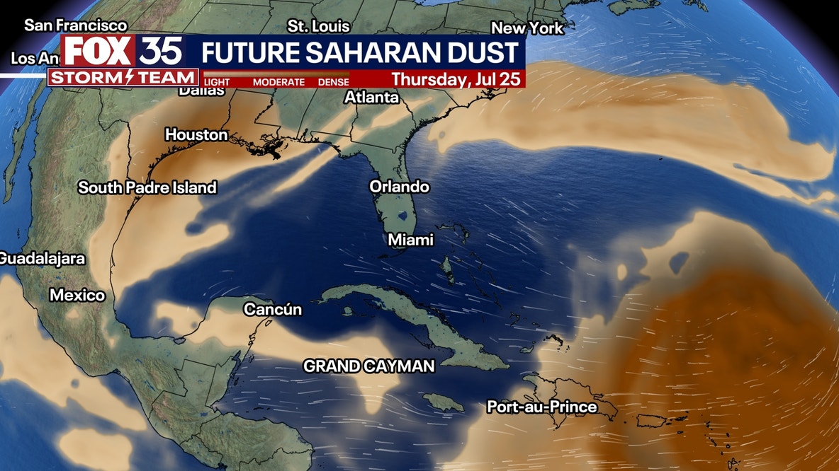 Saharan Dust continues to impact tropics